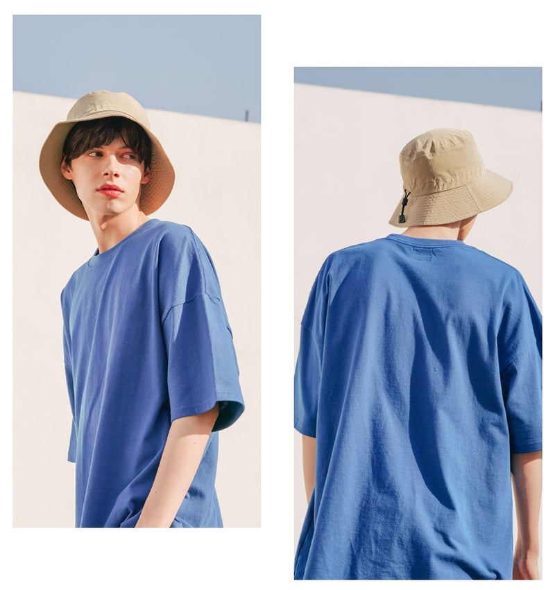 UNDERBASE(アンダーベース) Single overfit short-sleeve classic blue ISST9052