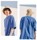 UNDERBASE(アンダーベース) Single overfit short-sleeve classic blue ISST9052