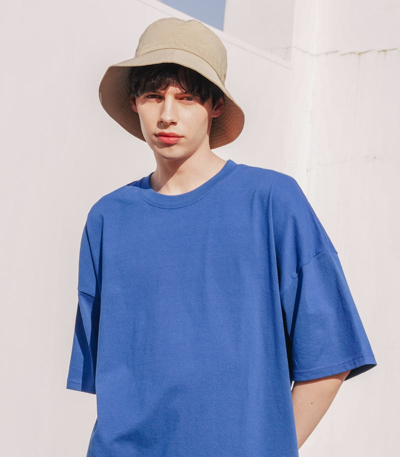 UNDERBASE(アンダーベース) Single overfit short-sleeve classic blue ISST9052