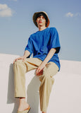 UNDERBASE(アンダーベース) Single overfit short-sleeve classic blue ISST9052