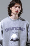 UNDERBASE(アンダーベース) Not Cool Sweatshirt Gray ISMT9092