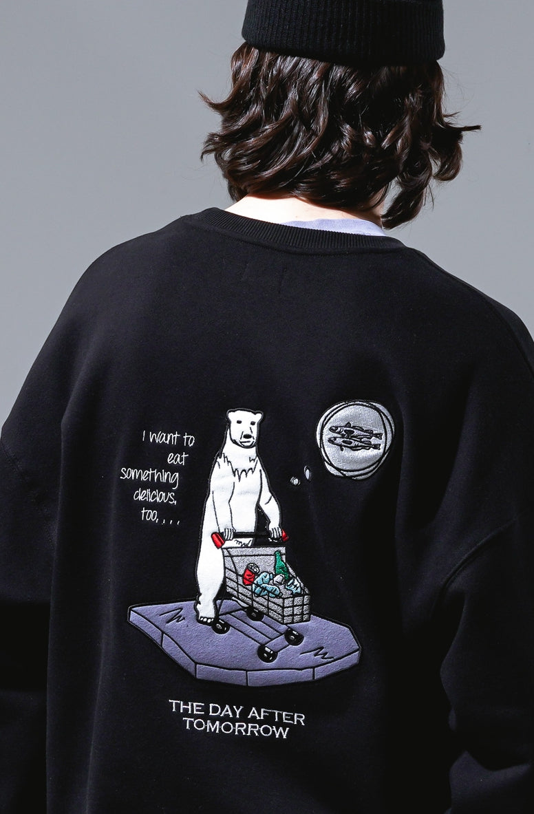 UNDERBASE(アンダーベース) Protect Sweatshirt black WSMT9093