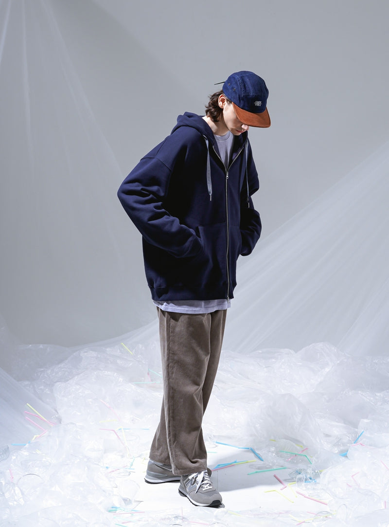 UNDERBASE(アンダーベース) Frenzy Hood Zip Up navy WSHD9098