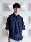 FEPL(ペプル) Must have Cotton Half sleeve shirts Navy KYSS1311