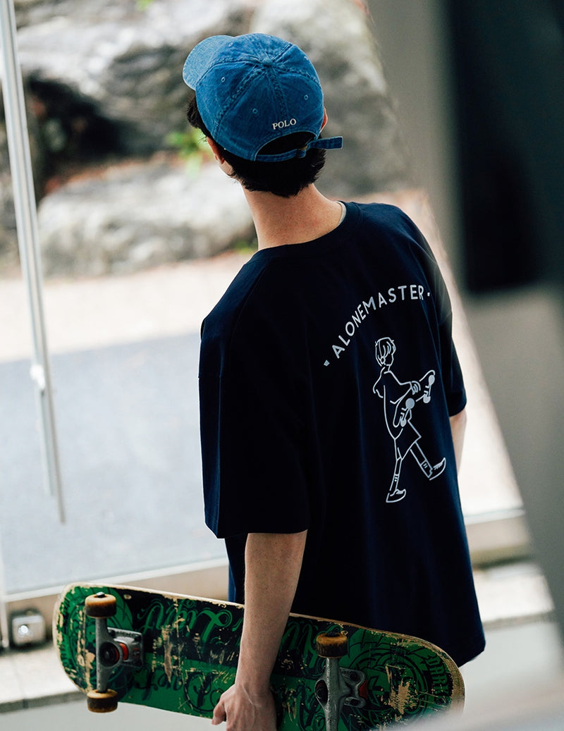 FEPL(ペプル) Board master Graphic T-shirts navy JDST1315
