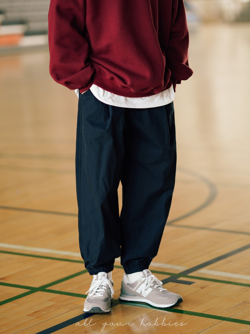 FEPL(ペプル) Fine solid balloon jogger pants navy KYLP1322