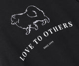 FEPL(ペプル) Love others sweat shirt black JDMT1334