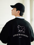 FEPL(ペプル) Love others sweat shirt black JDMT1334