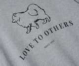 FEPL(ペプル) Love others sweat shirt gray JDMT1334