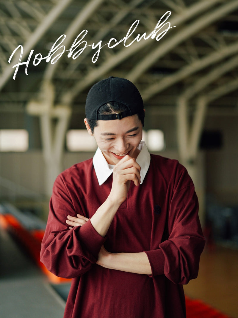 FEPL(ペプル) Hobbyclub rugby long sleeve t-shirt burgundy KYLT1333