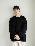 FEPL(ペプル) Youthful balloon sweat shirt black SJMT1330