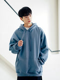 FEPL(ペプル) Original Solid Loose fit hoodie bluegray OGHD1934