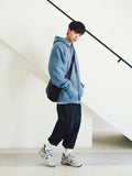 FEPL(ペプル) Original Solid Loose fit hoodie bluegray OGHD1934