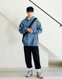 FEPL(ペプル) Original Solid Loose fit hoodie bluegray OGHD1934