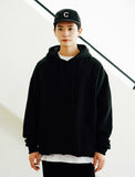 FEPL(ペプル) Original Solid Loose fit hoodie black OGHD1934