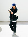 FEPL(ペプル) Minimal overfit stadium jacket darkgreen JDOT1319