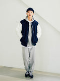 FEPL(ペプル) Minimal overfit stadium jacket navy JDOT1319