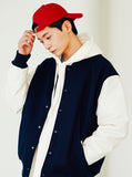 FEPL(ペプル) Minimal overfit stadium jacket navy JDOT1319