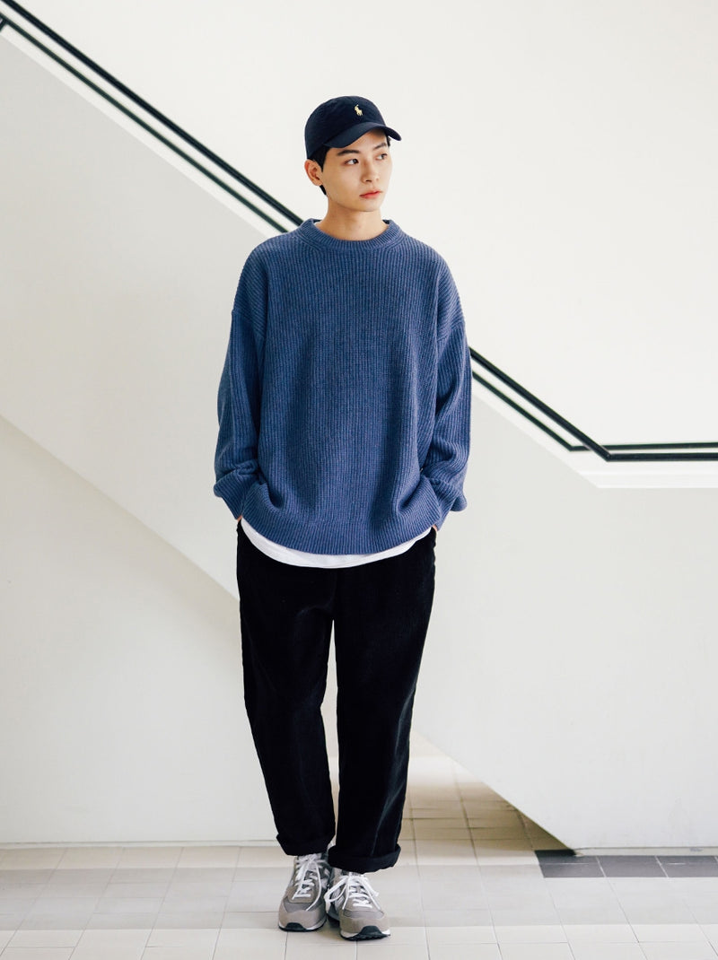 FEPL(ペプル) Rectus corduroy pants black KYLP1329