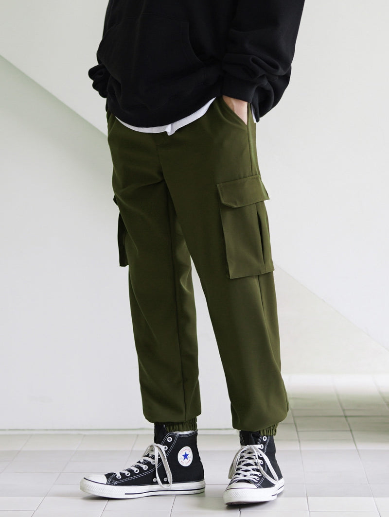 FEPL(ペプル) Basic cargo joggerpants khaki JDLP1326