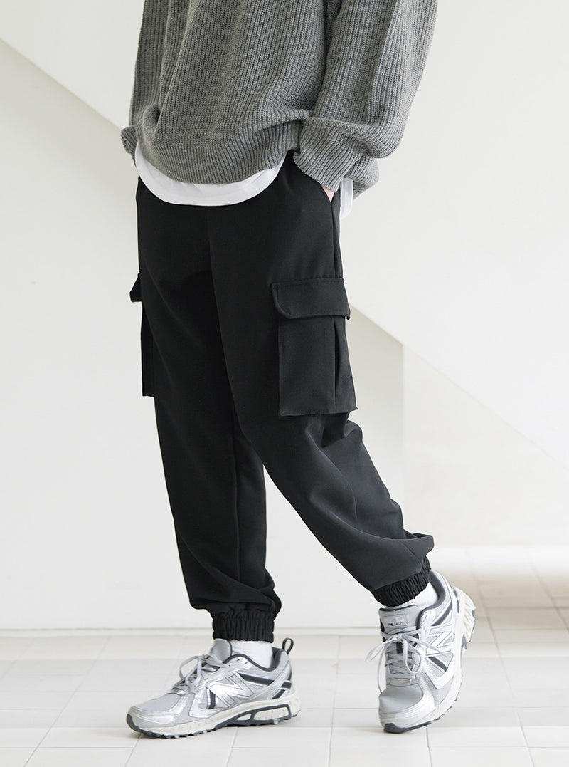 FEPL(ペプル) Basic cargo joggerpants black JDLP1326