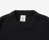 FEPL(ペプル) Heavy lambswool overfit knit black JDKN1325