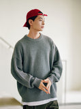 FEPL(ペプル) Heavy lambswool overfit knit gray JDKN1325