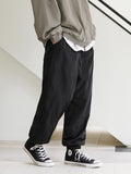 FEPL(ペプル) Luster wide jogger pants black KYLP1324