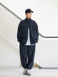FEPL(ペプル) Luster wide jogger pants navy KYLP1324