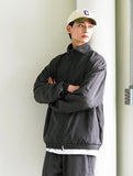 FEPL(ペプル) Luster two-way wind zip up charcoal KYOT1321