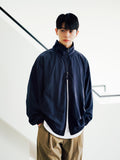 FEPL(ペプル) Luster two-way wind zip up navy KYOT1321