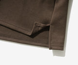 FEPL(ペプル) Soft cotton mockneck long sleeve t-shirt brown JDLT1340