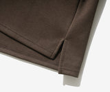 FEPL(ペプル) Soft cotton mockneck long sleeve t-shirt brown JDLT1340