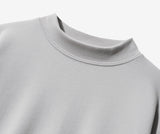 FEPL(ペプル) Soft cotton mockneck long sleeve t-shirt lightgray JDLT1340