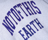 FEPL(ペプル) Not this earth graphic sweat shirt whiteoatmeal JDMT1341