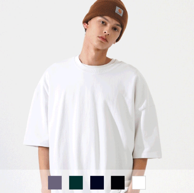 FEPL(ペプル) New solide over fit half sleeve T-shirt KYST1354