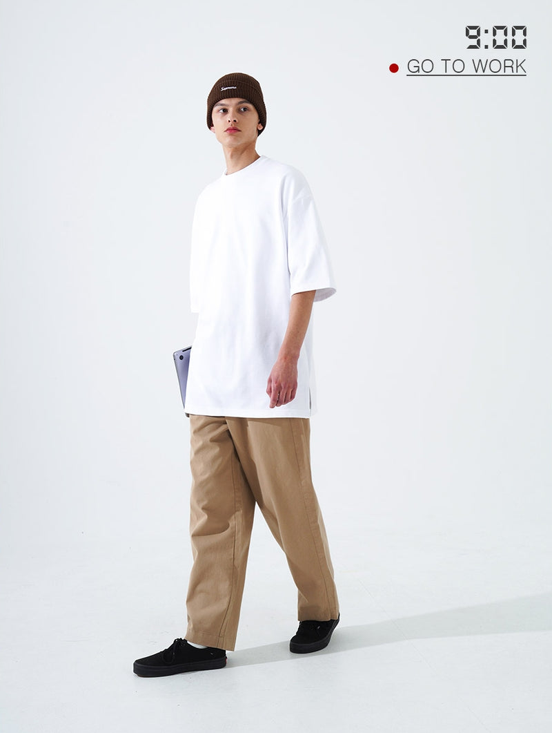 FEPL(ペプル) Double layer slit half sleeve T-shirt SJST1357