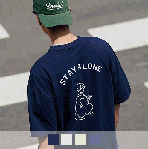 FEPL(ペプル) Stay alone graphic half sleeve T-shirt JDST1358