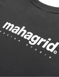 mahagrid (マハグリッド)   ORIGIN LOGO LS TEE [CHARCOAL]