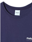 mahagrid (マハグリッド)   ORIGIN LOGO LS TEE [DEEP PURPLE]