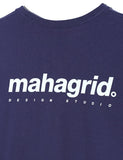 mahagrid (マハグリッド)   ORIGIN LOGO LS TEE [DEEP PURPLE]