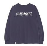 mahagrid (マハグリッド)   ORIGIN LOGO LS TEE [BLACK BERRY]