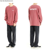 mahagrid (マハグリッド)   ORIGIN LOGO LS TEE [DEEP PINK]