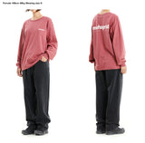 mahagrid (マハグリッド)   ORIGIN LOGO LS TEE [DEEP PINK]