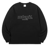 mahagrid (マハグリッド)   THIRD LOGO LS TEE [BLACK]