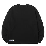 mahagrid (マハグリッド)   THIRD LOGO LS TEE [BLACK]