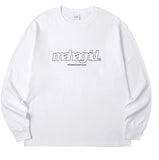 mahagrid (マハグリッド)   THIRD LOGO LS TEE [WHITE]