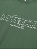 mahagrid (マハグリッド)   THIRD LOGO LS TEE [GREEN]
