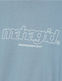 mahagrid (マハグリッド)   THIRD LOGO LS TEE [SKYBLUE]