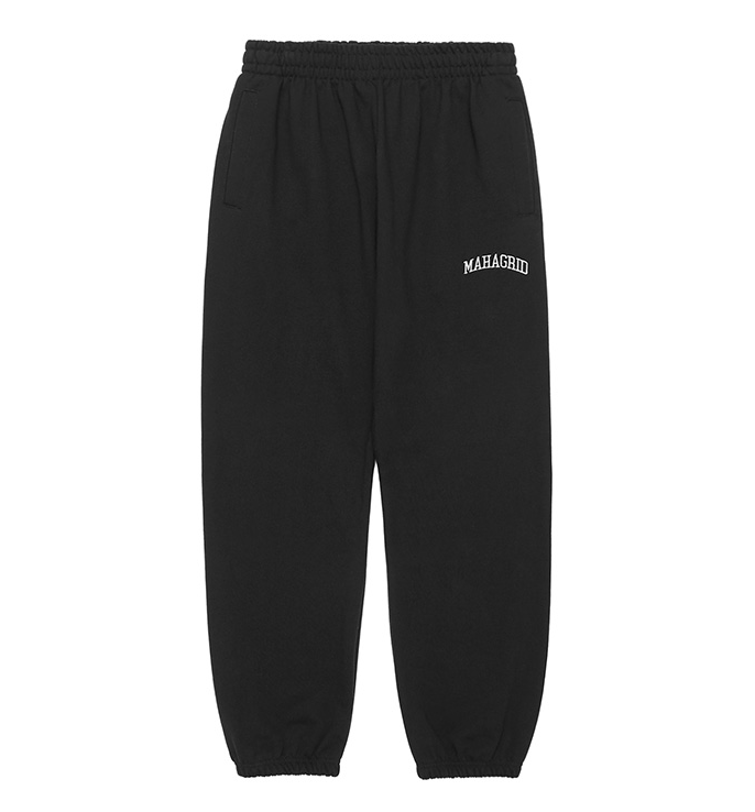 mahagrid (マハグリッド) VARSITY SWEAT PANT [BLACK]